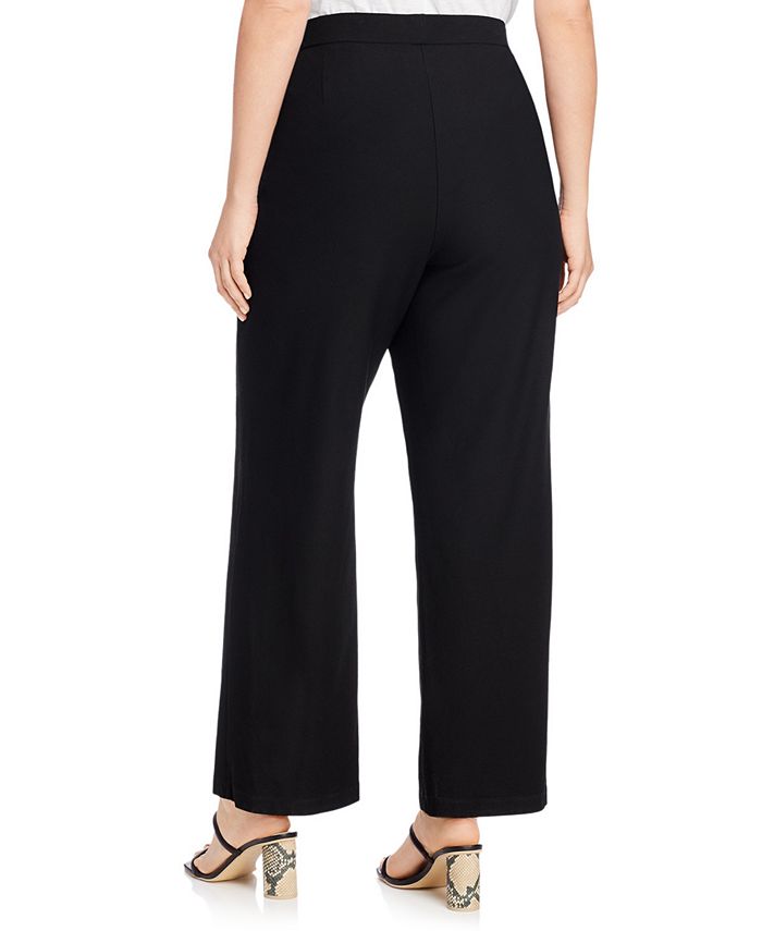 Eileen Fisher Eileen Fisher Plus Size System Stretch Crepe Straight Pants -  Macy's