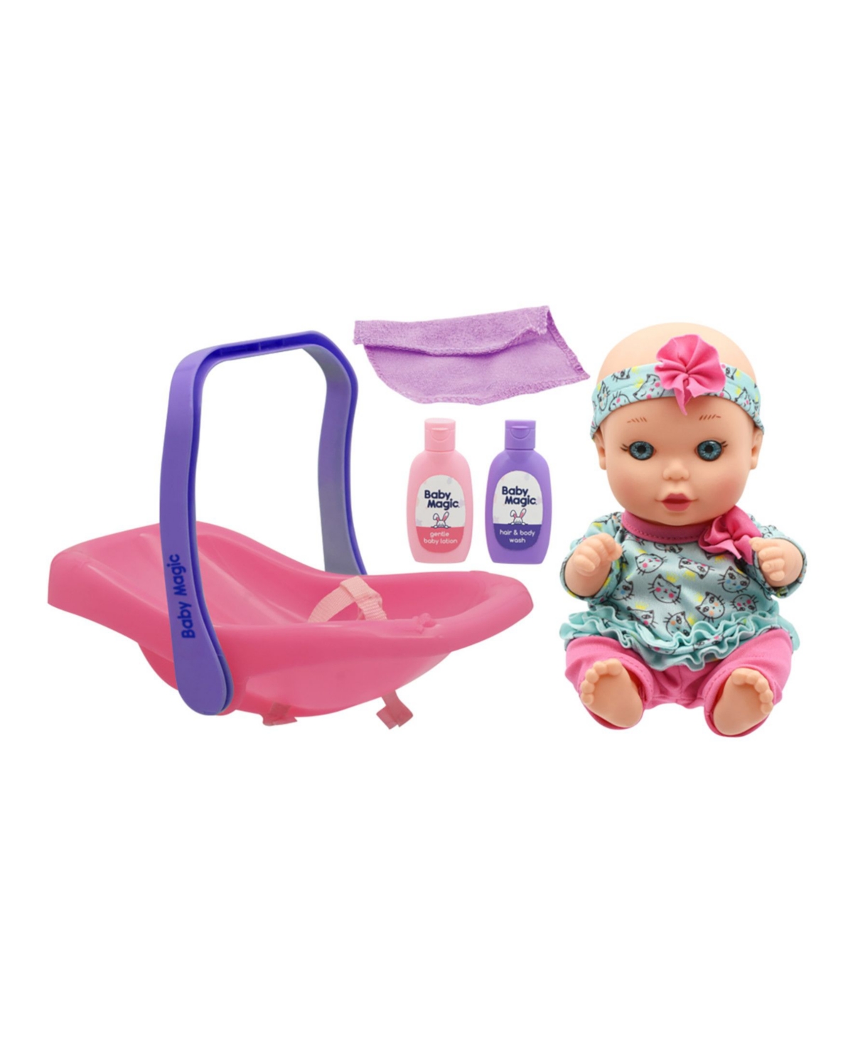 Shop Redbox Baby Magic Tote Along Baby Bath Set With Toy Baby Doll Scented In Multi