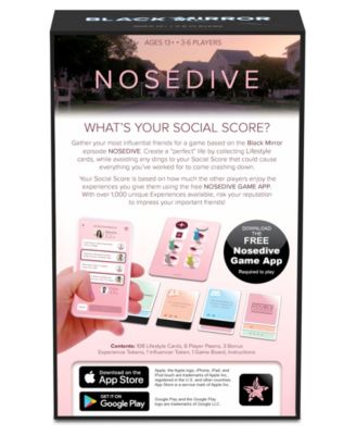 MasterPieces Puzzles Asmodee Editions Black Mirror- Nosedive Strategy Card Game