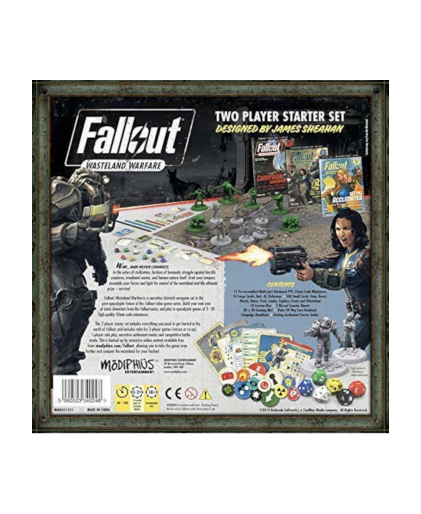 MasterPieces Puzzles Миниатюрная игра MasterPieces Modiphius Fallout: Wasteland Warfare, набор для двух игроков — фото 2