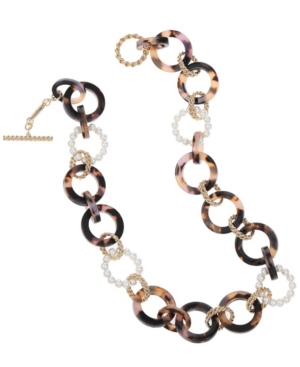 image of Trifari Gold-Tone Toggle Collar Necklace