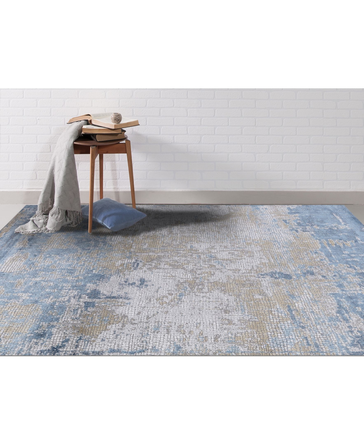 Amer Rugs Hamilton Ham-6 Blue Area Rug -Blue