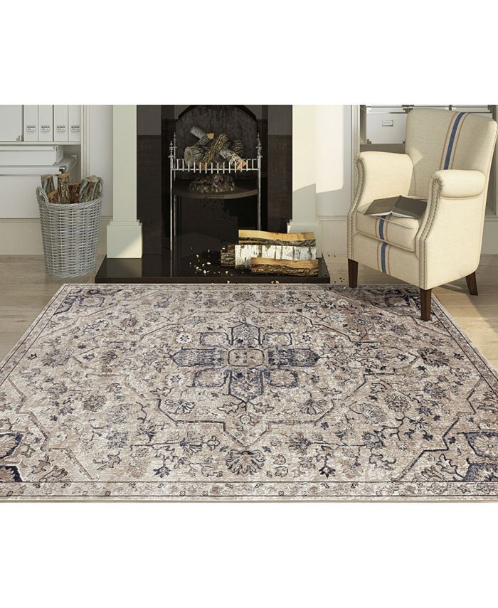 Amer Rugs Belmont BLM1 Ivory 8'7" x 11'6" Area Rug Macy's