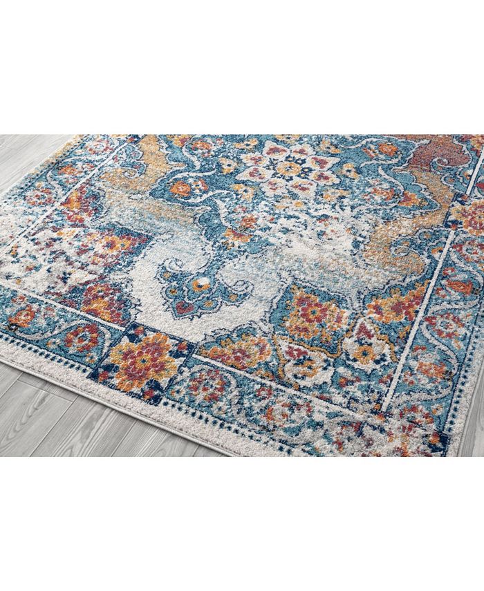 Amer Rugs Alexandria ALX-82 Gray/ Gold 4' x 6' Area Rug - Macy's