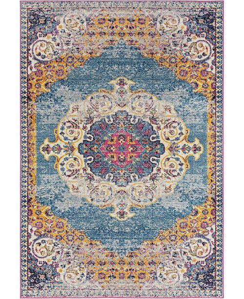 Amer Rugs Manhattan Man 3 Blue 7 9 X 11 Area Rug Reviews Rugs Macy S