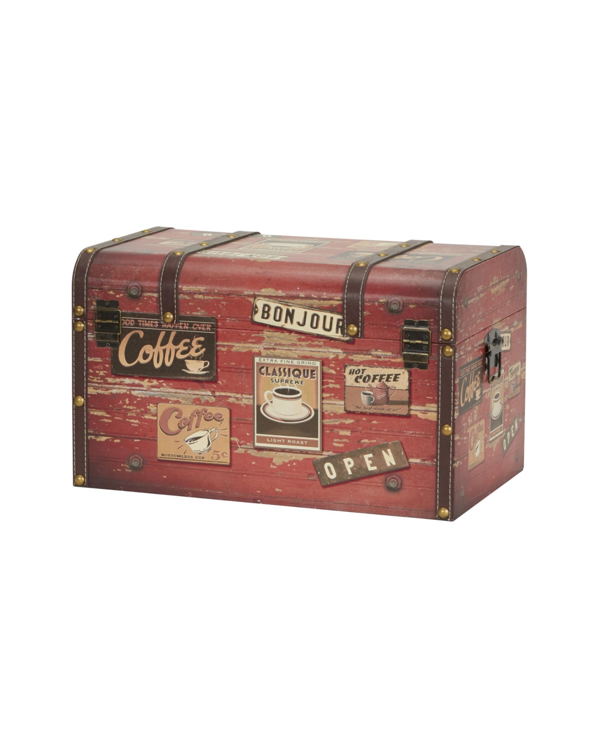 Household Essentials Medium Trunk Espresso In Multi Color
