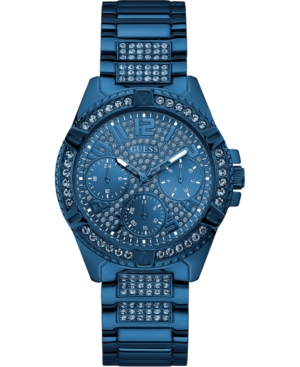 image of Guess Unisex Blue Stainless Steel Bracelet Watch 40mm
