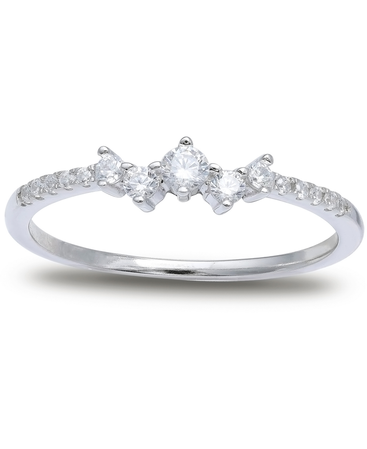 Giani Bernini Cubic Zirconia Scatter Band in Sterling Created for Macy's - Silver