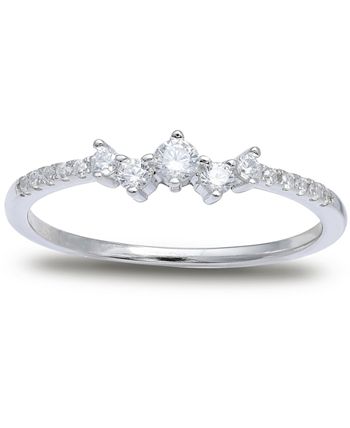 Giani Bernini - Cubic Zirconia Scatter Band in Sterling Silver
