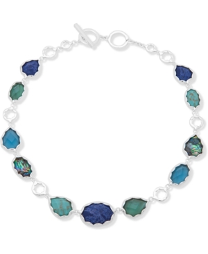 image of Anne Klein Silver-Tone Multi-Stone 17