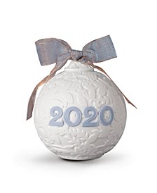 Lladro Collectible Figurine, 2020 Blue Christmas Ball