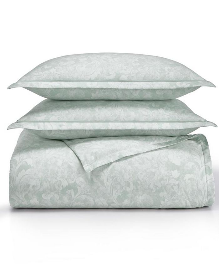 Charter Club - Sleep Luxe Cotton 800-Thread Count Aloe Scroll Comforter Collection, Created for Macy's