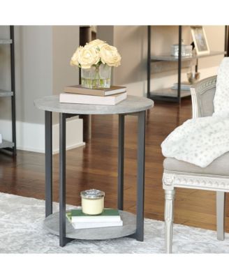 Household Essential Greystone Low Side Table