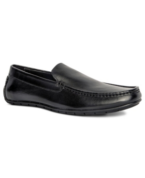 Shop Anthony Veer Men's Cleveland Driver Slip-on Leather Loafer In Black
