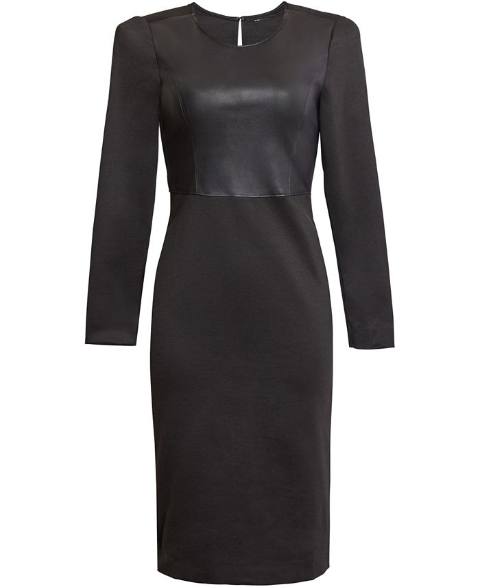 Macys bcbg black dress 2025
