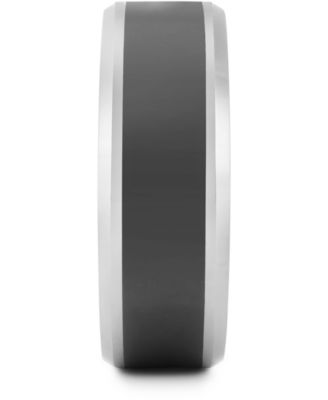 Men's Black Ceramic Band in Tantalum