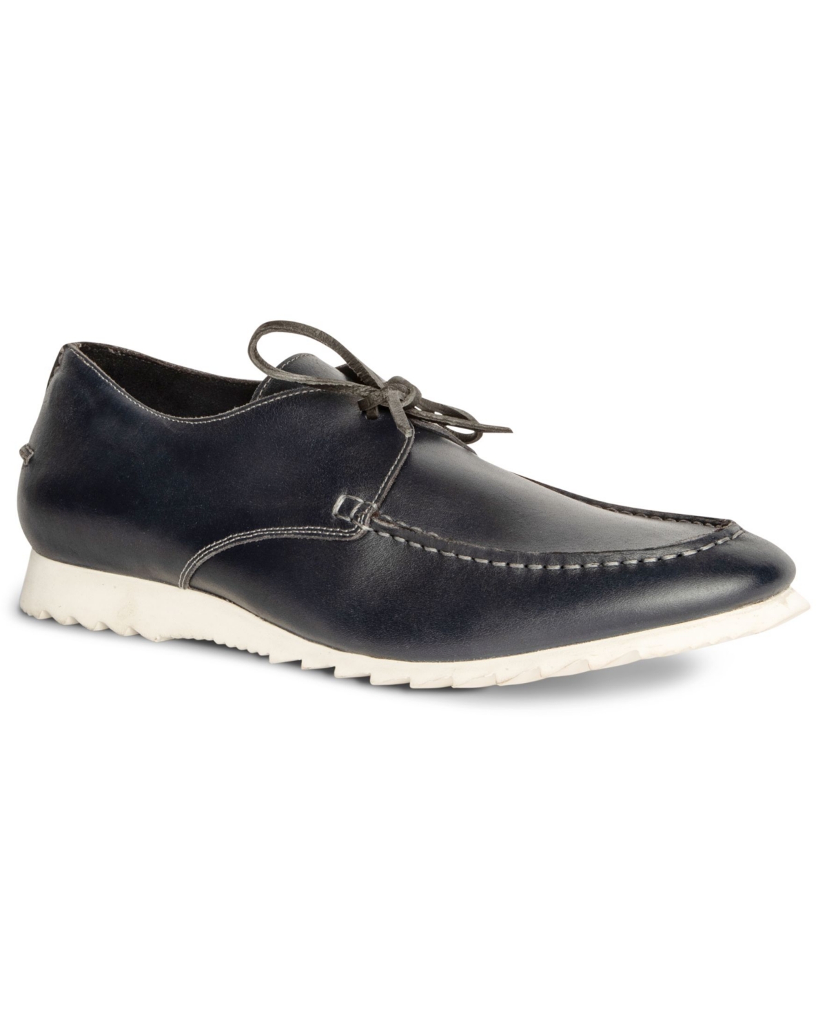 Hendrix Moccasins Men's Lace-Up Casual Shoe - Navy Blue