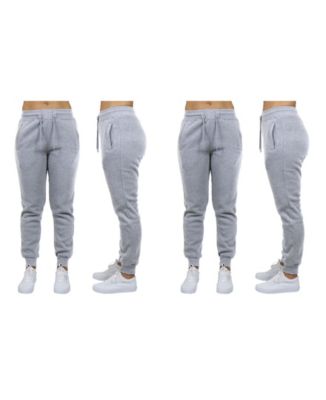Women's Loose Fit Fleece Jogger Sweatpants, Pack of 2
