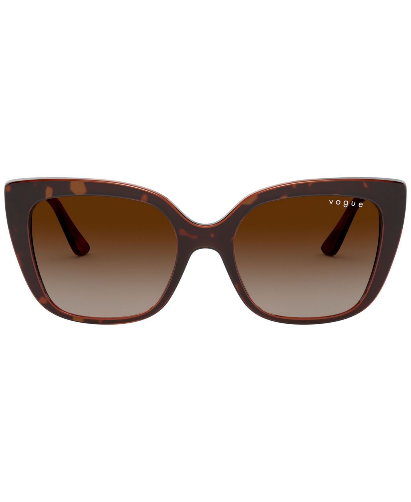 Женские солнцезащитные очки Vogue Eyewear Sunglasses, VO5337S53-Y, цвет: Чёрный / Серый градиентный — фото 7