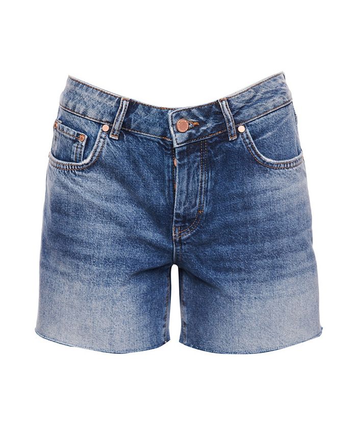 Superdry Denim Mid Length Shorts - Macy's