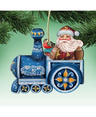 train ornament set