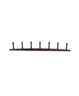 Diversified Wall-Mounted 7 Peg Wood Hook Rack