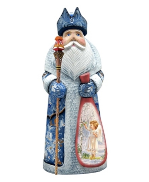 G.debrekht Woodcarved Hand Painted Little Winter Blessings By Donna Gelsinger Figurine In Multi
