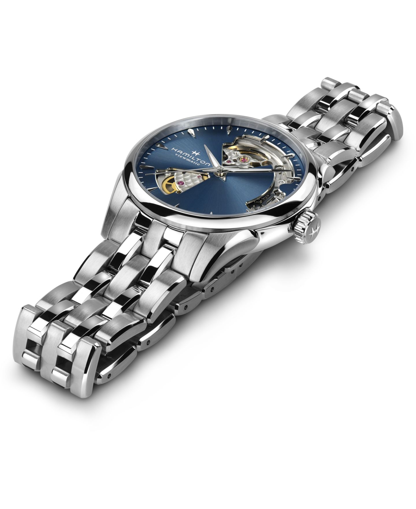 Женские часы Hamilton Swiss Automatic Jazzmaster Stainless Steel Bracelet Watch 36mm — фото 3