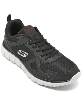 skechers men's black go walk max running shoes