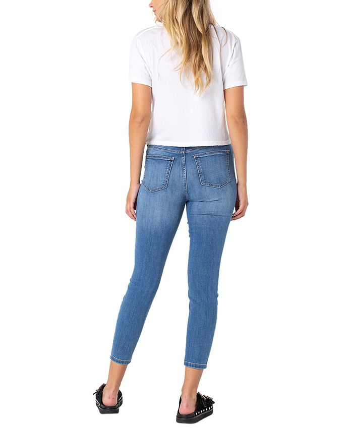 celebrity pink high rise ankle skinny