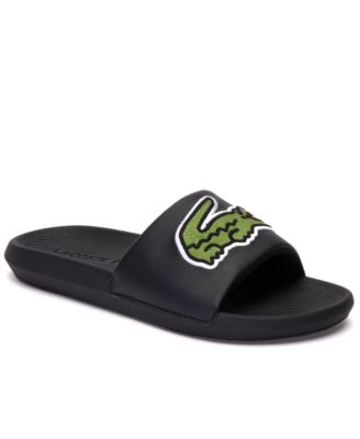 lacoste croc flip flops