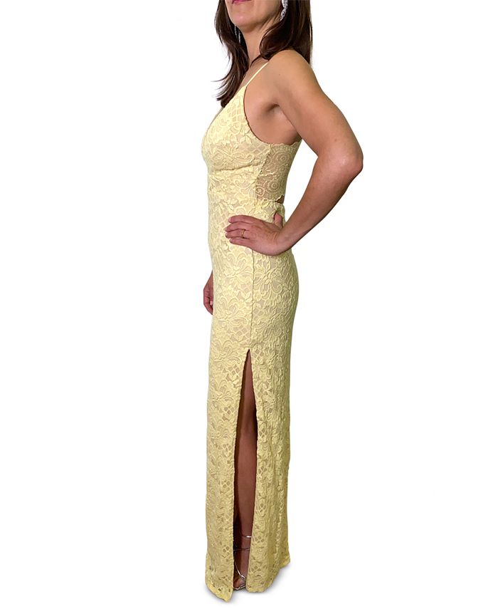 Emerald Sundae Juniors' Glitter Lace ALine Dress & Reviews Dresses