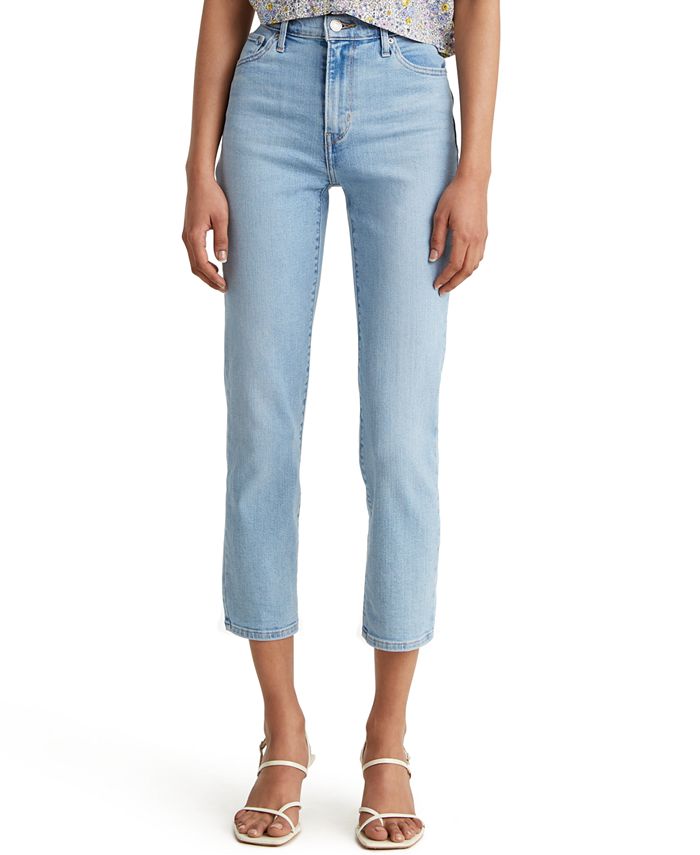 levi's straight cropped jeans