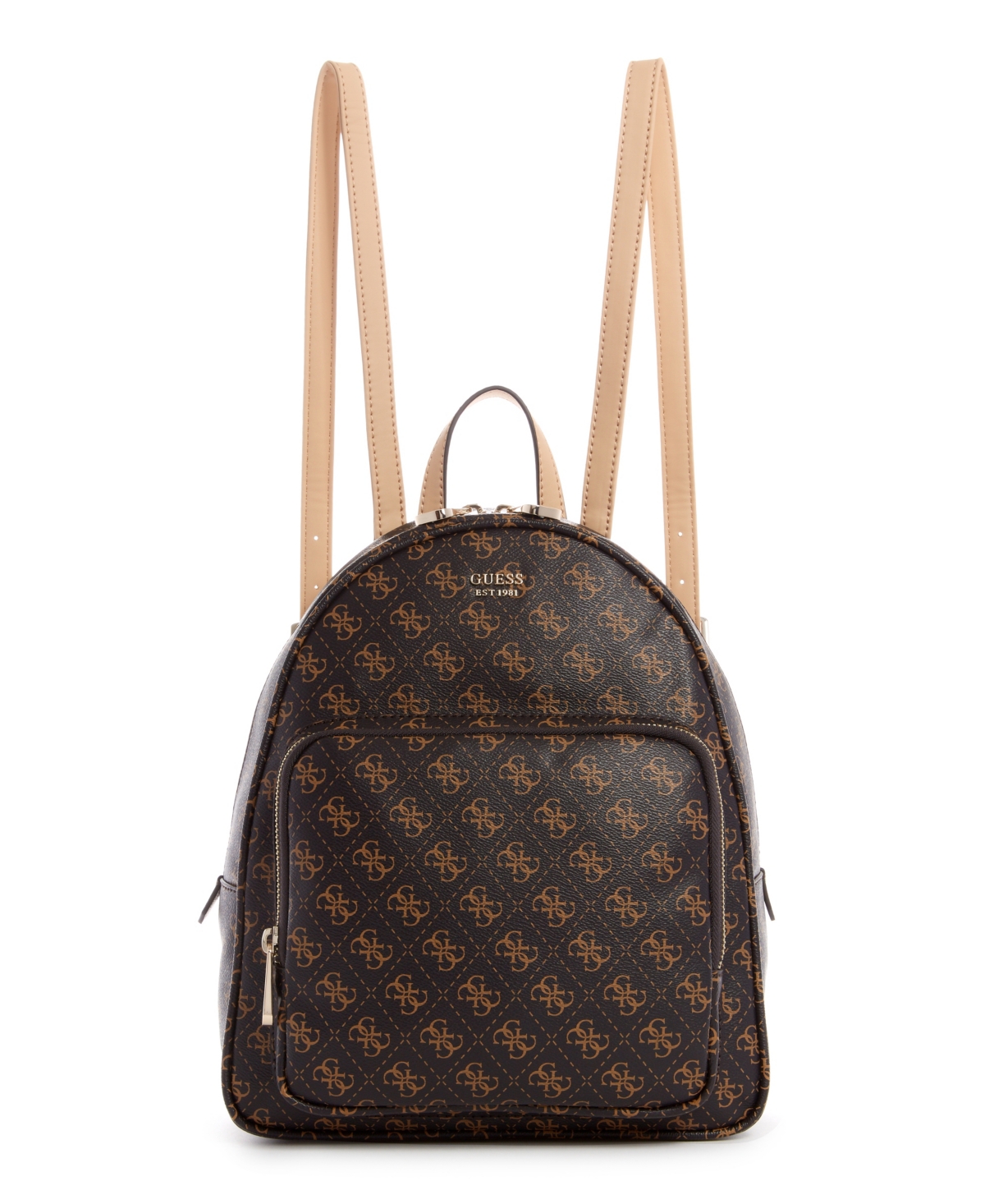 Shop Guess Rylan Backpack, Created For Macy's In Brown,gold