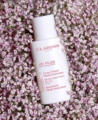 Clarins UV PLUS Anti-Pollution Sunscreen Multi-Protection Broad Spectrum SPF 50, 1.7 oz.
