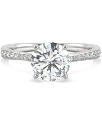 Moissanite Engagement Ring (1-5/8 ct. t.w. DEW) in 14k White Gold
