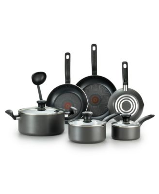 T-Fal - T-fal Initiatives Nonstick 10-Pc. Cookware Set