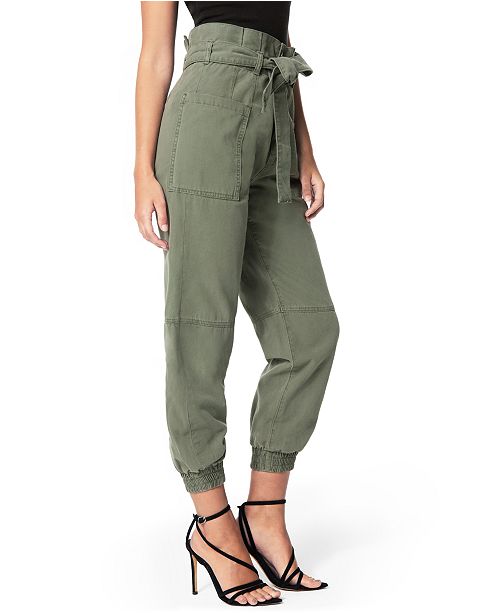 Joe's Jeans High-Waisted Paper-Bag Utility Jogger Pants & Reviews ...