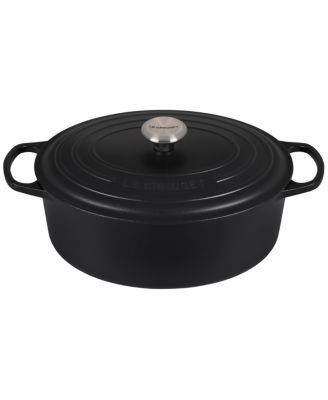 6.75-Qt. Signature Enameled Cast Iron Oval Dutch Oven