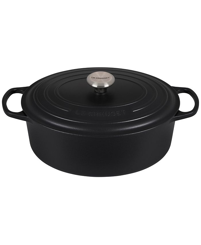 7 Qt Enameled Cast-Iron Series 1000 Covered Oval Dutch Oven