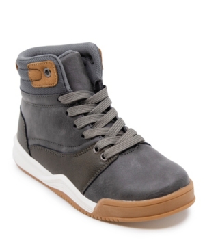 image of London Fog Little Boys Pieced Mid-Top Boot