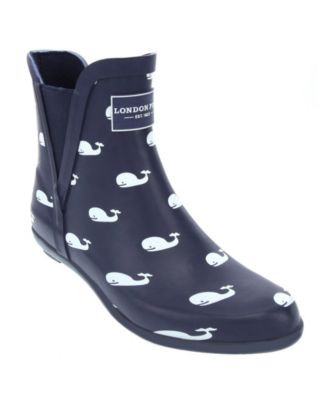 london fog piccadilly women's chelsea waterproof rain boots