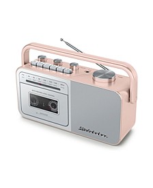 SB2130RG Portable Cassette Player/Recorder with AM/FM Radio