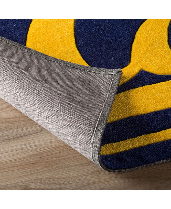 Luxury Sports Rugs Berkley College Colbk Navy 8'2" x 10' Area Rug Macy's