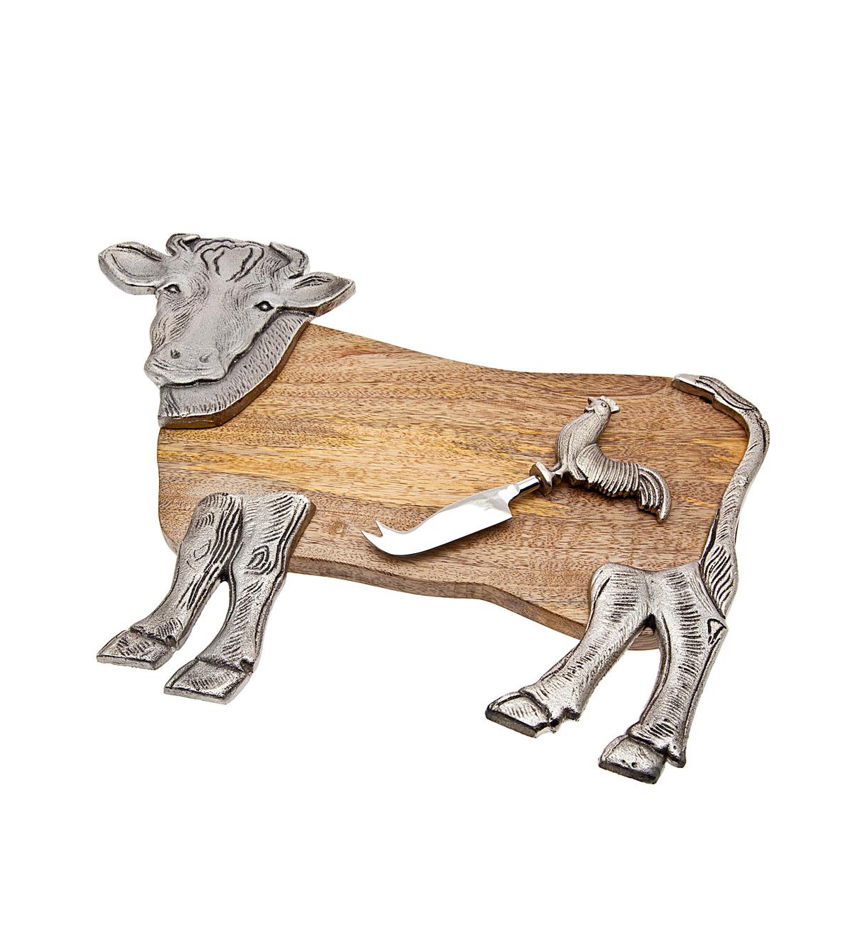 Godinger Cow Cheese Board with Knife