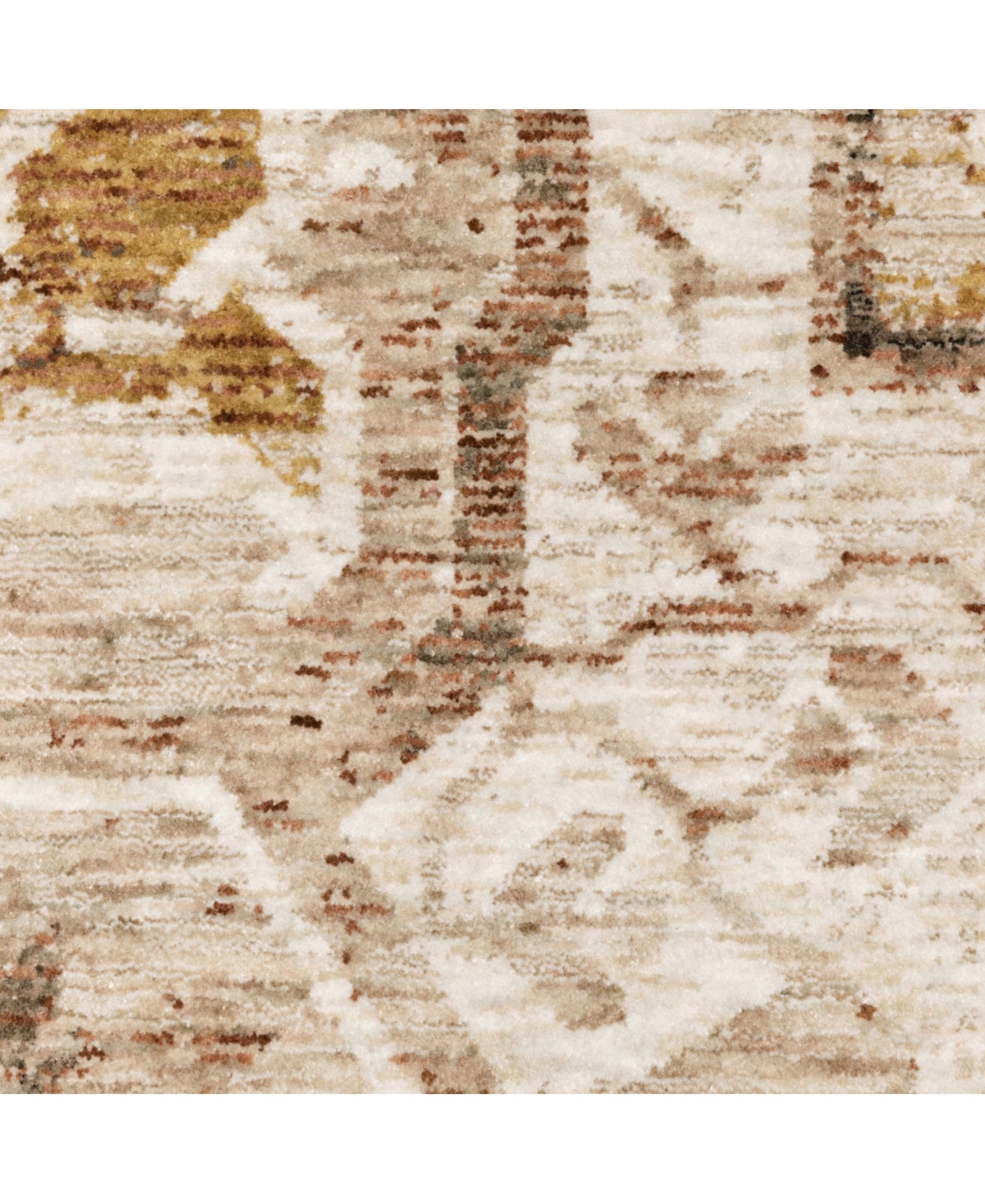 Jhb Design Maharaja 661c Gold And Ivory 3'3" X 5' Area Rug In Gold,ivory