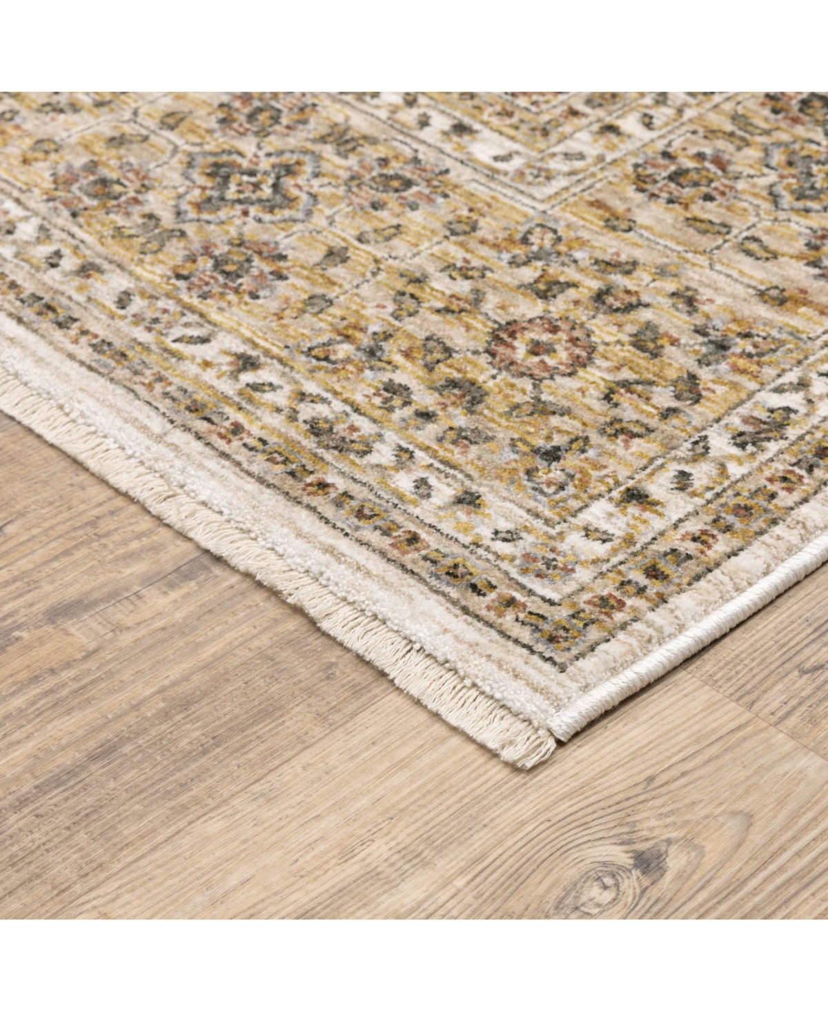 Shop Jhb Design Maharaja 1j Ivory And Gold 2' X 3' Area Rug In Ivory,gold