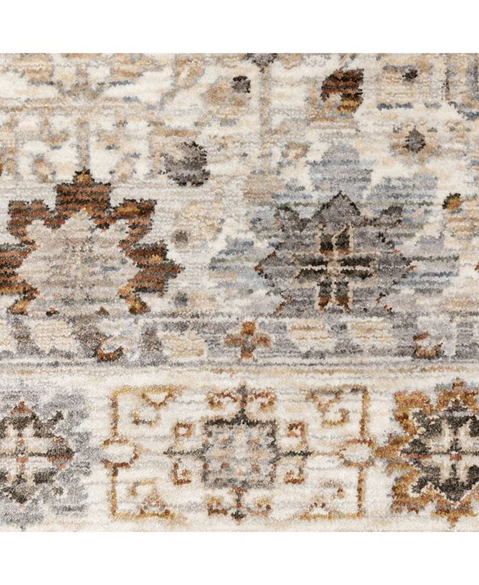 JHB Design Kumar Kum04 Gray and Ivory 2' x 3' Area Rug & Reviews Rugs