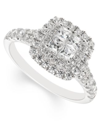 Macys moissanite store rings