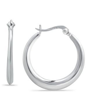 image of Giani Bernini Graduated Hoop Earrings in Sterling Silver, Created for Macy-s